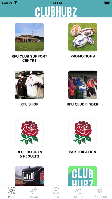 ClubHubz Rugby Screenshot
