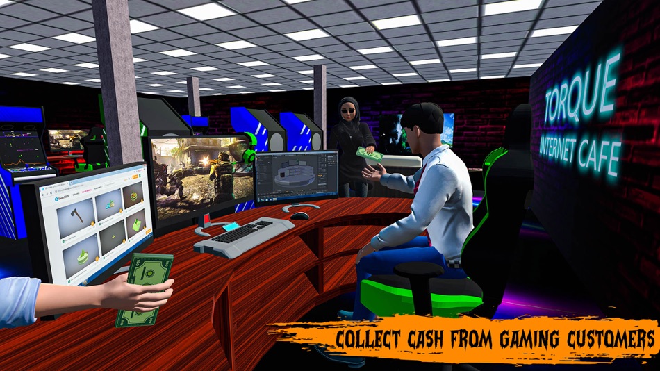 #5. Internet Cyber Cafe Simulator (iOS) 来自: Ahmad Jalil Qarshi