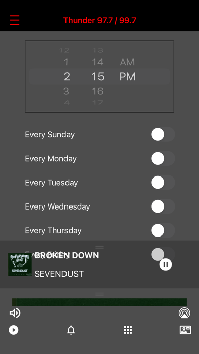Thunder 99.7 Screenshot