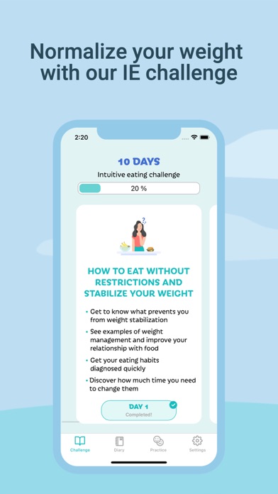 FoodMate - Intuitive eating Screenshot