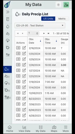 CoCoRaHS screenshot 4