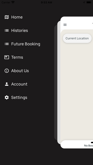 VAN Taxi Transfers Screenshot