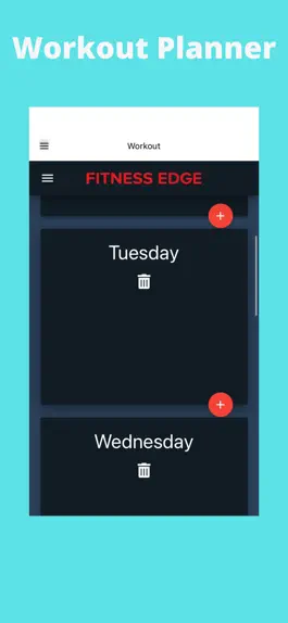 Game screenshot Workout Planner App hack