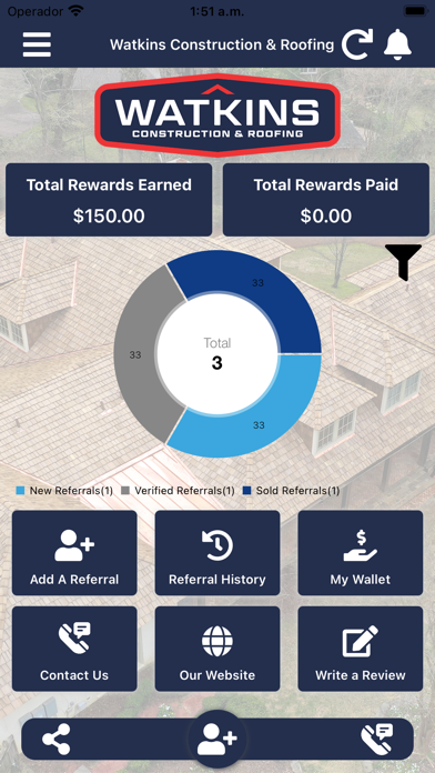 Watkins Construction & Roofing Screenshot