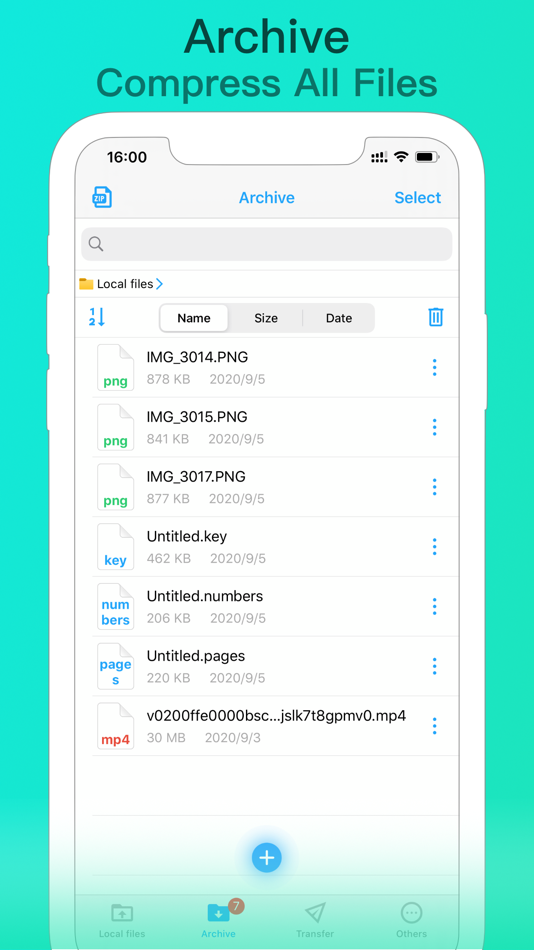 #2. BestZip2-Unzip 7z&rar&zip etc. (iOS) 게시자: ShaoBing Fu