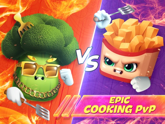 Screenshot #1 for Cooking Fever Duels: Food Wars