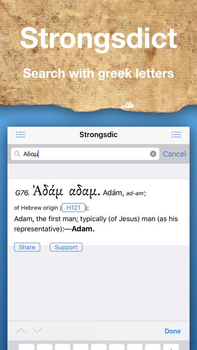 Strongsdict Greek Hebrew Dict Screenshot