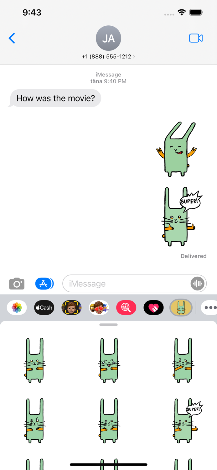 Green Rabbit Emotions