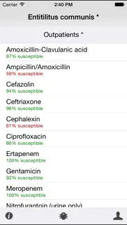 antibiograms iphone screenshot 1