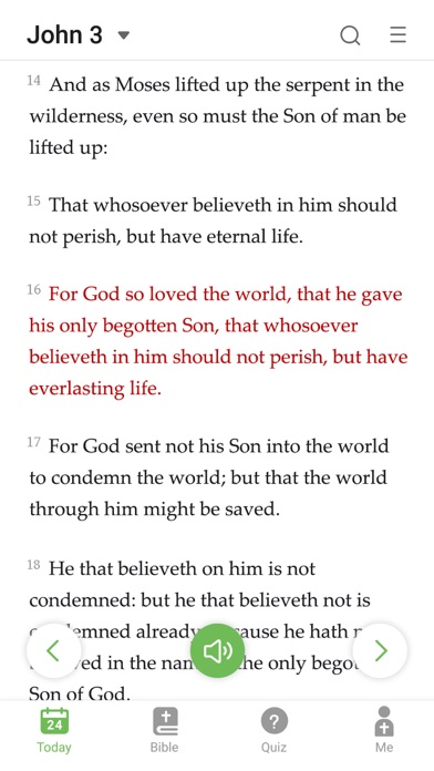Screenshot #3 pour Bible - Daily Bible Verse KJV