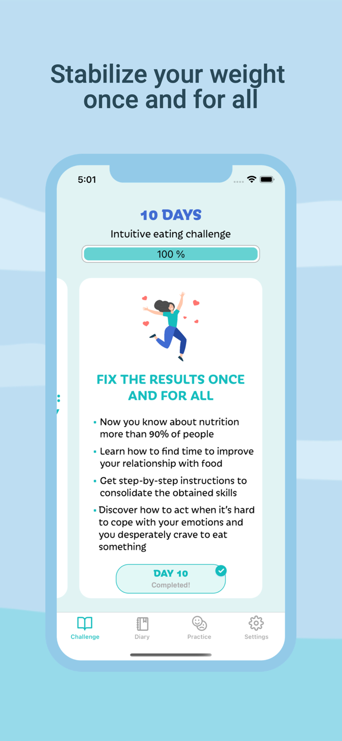 Intuitive eating practices