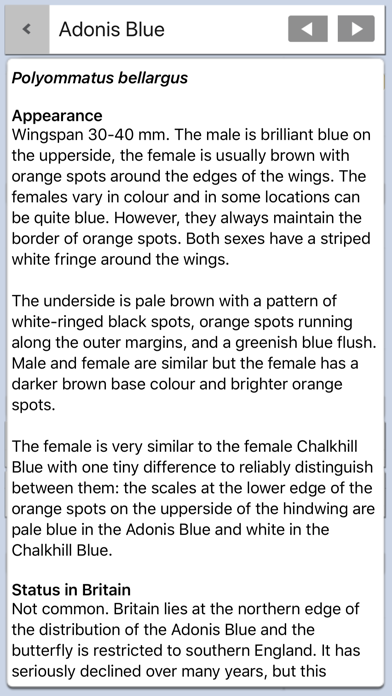 Butterfly Guide - Europe Screenshot
