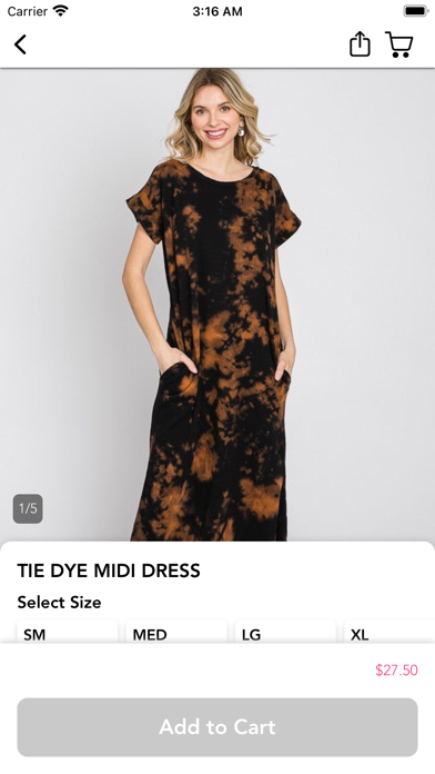 Savannah and Grace Boutique Screenshot
