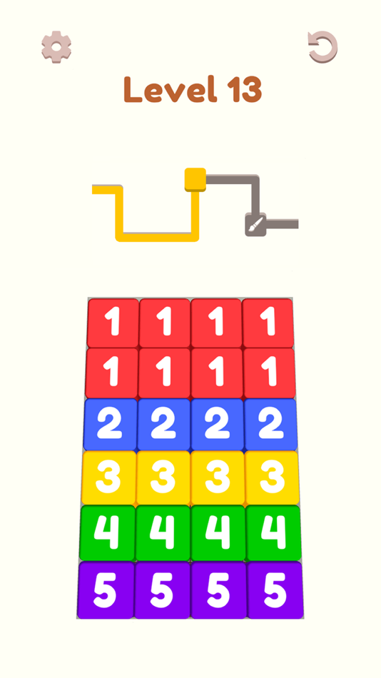 #3. 123 Cubes Number: Merge Game (iOS) By: Luong Vuong