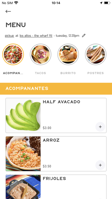 Los Altos Taquerias Screenshot