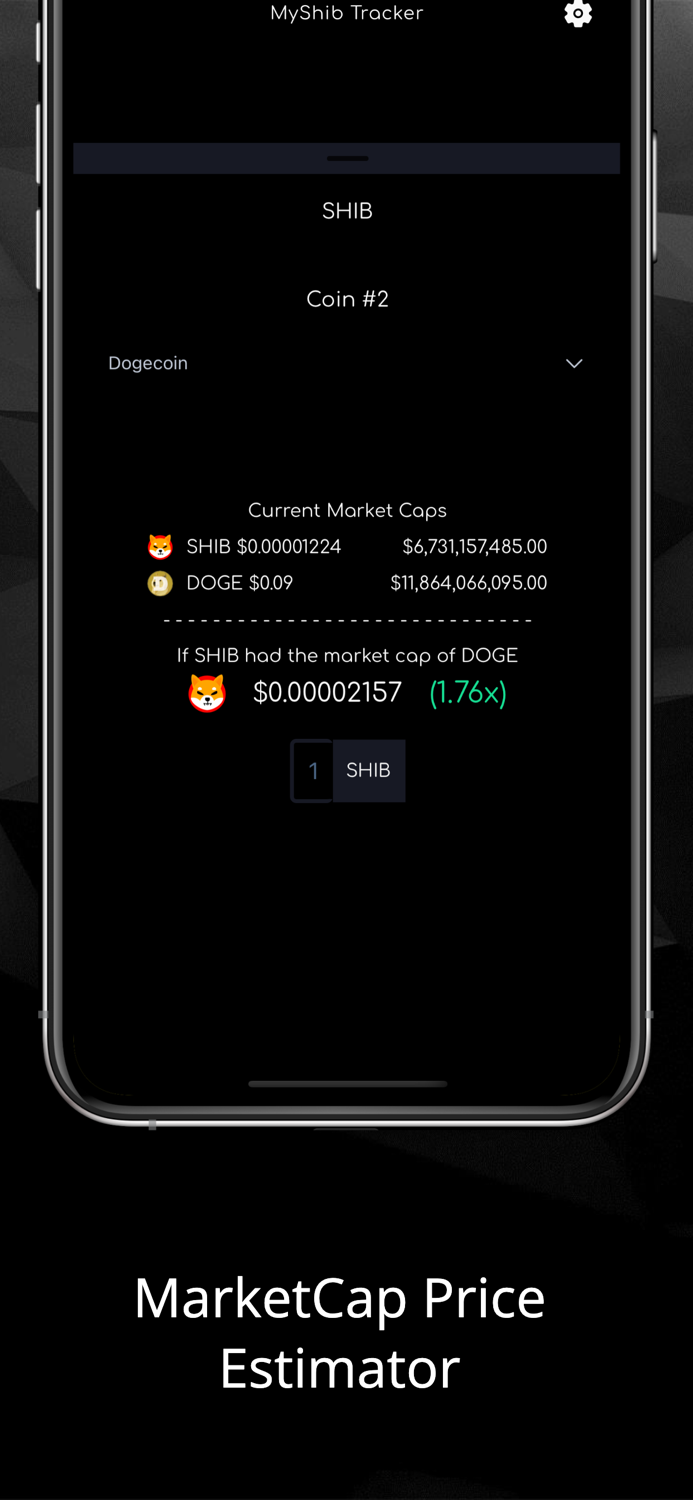 MyShib Shiba Inu Coin Tracking
