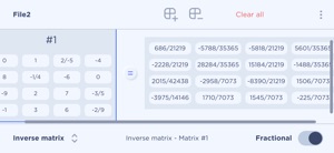 Matrix math calculator Pro screenshot #5 for iPhone
