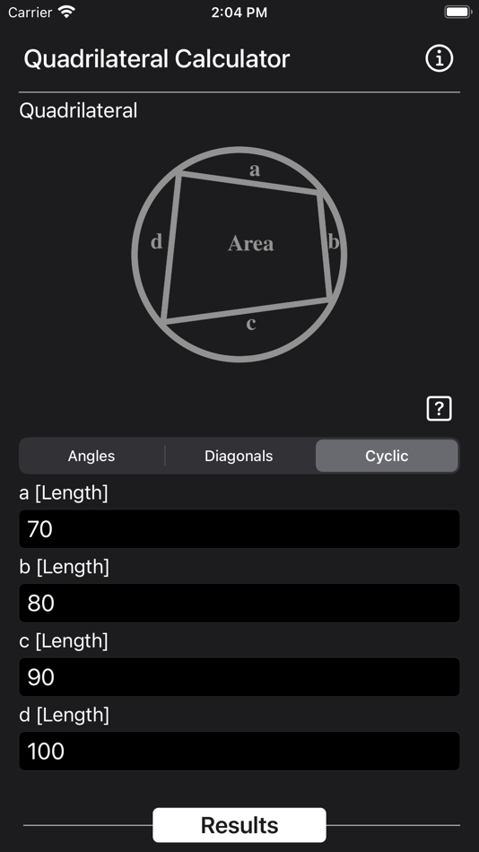 #2. Quadrilateral Calculator (iOS) By: Heng Jia Liang