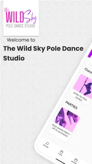 the wild sky pole dance studio iphone screenshot 1