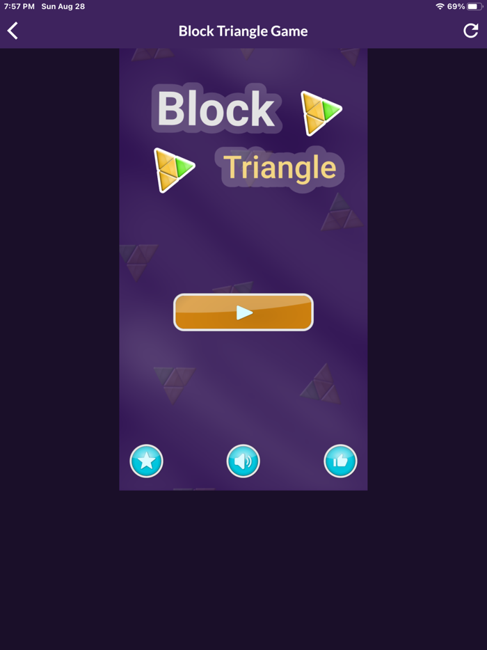Triangle Block Puzzle Tangram