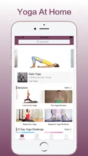 yoga workout-do yoga at home iphone screenshot 1
