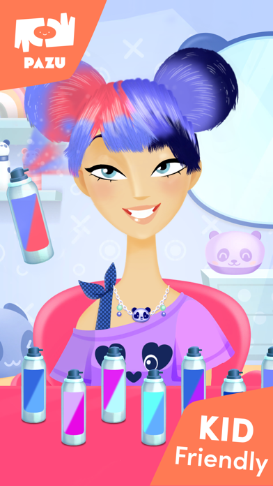 Screenshot #2 pour Girls Hair Salon Kids Games