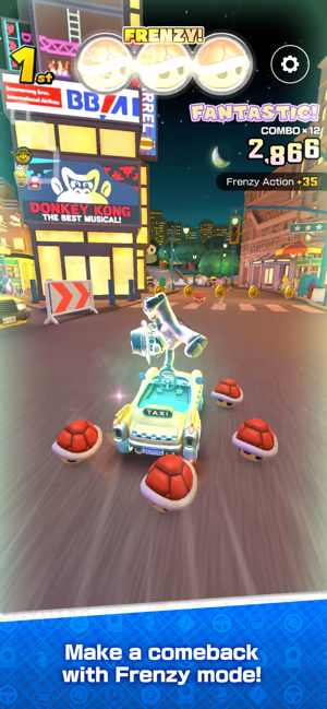 Snímek obrazovky Mario Kart Tour