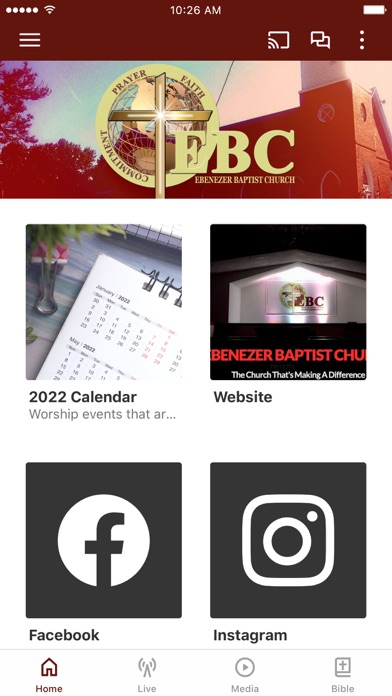Ebenezer Baptist Exmore VA Screenshot