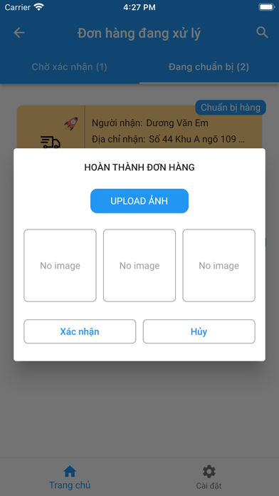 OMS-Hệ thống quản lý đơn hàng Screenshot