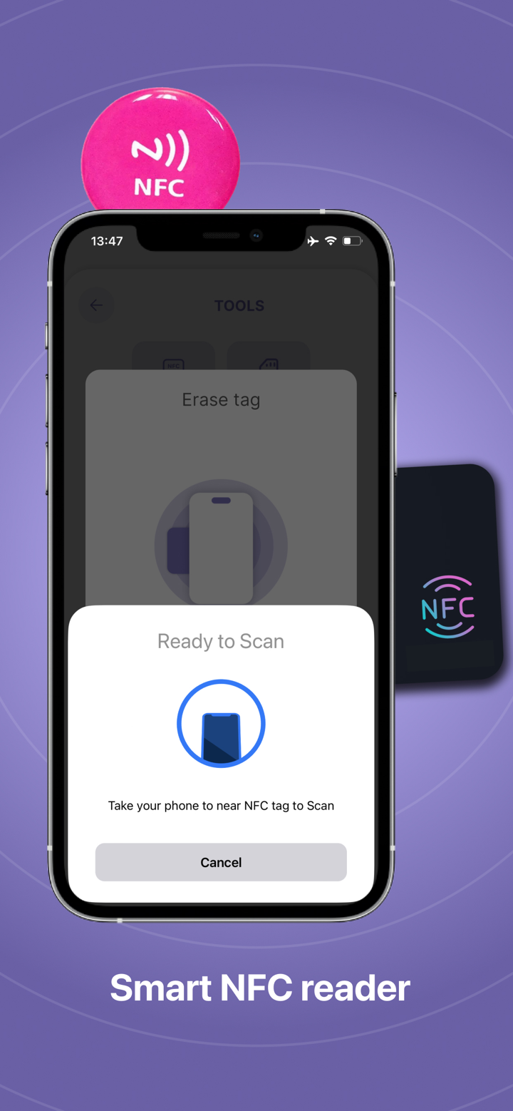 Smart NFC tools - RFID scanner screenshot 1
