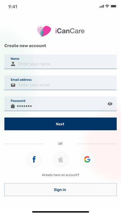 ICanCare Screenshot