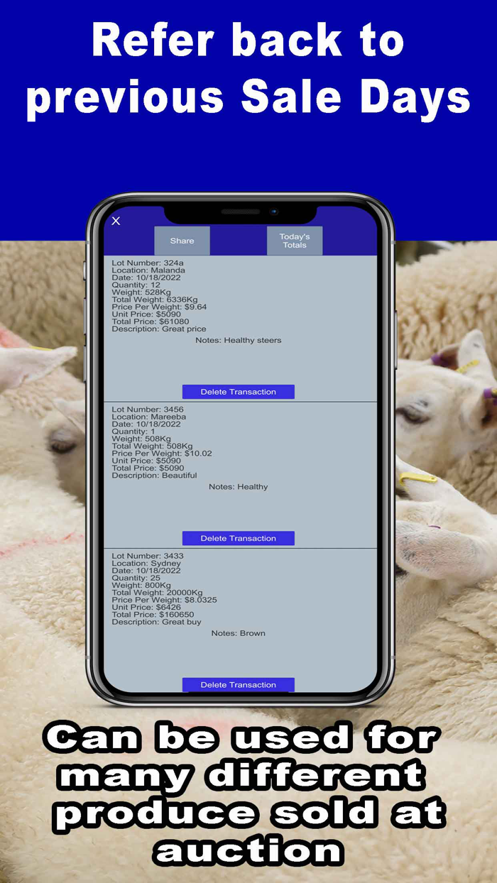 Livestock Auction Calculator