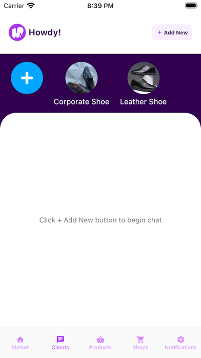 Howdy - Website Creator Screenshot