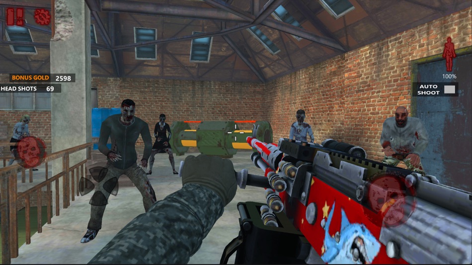 #3. FPS Zombie Target 3D (iOS) Podle: ijaz arshad