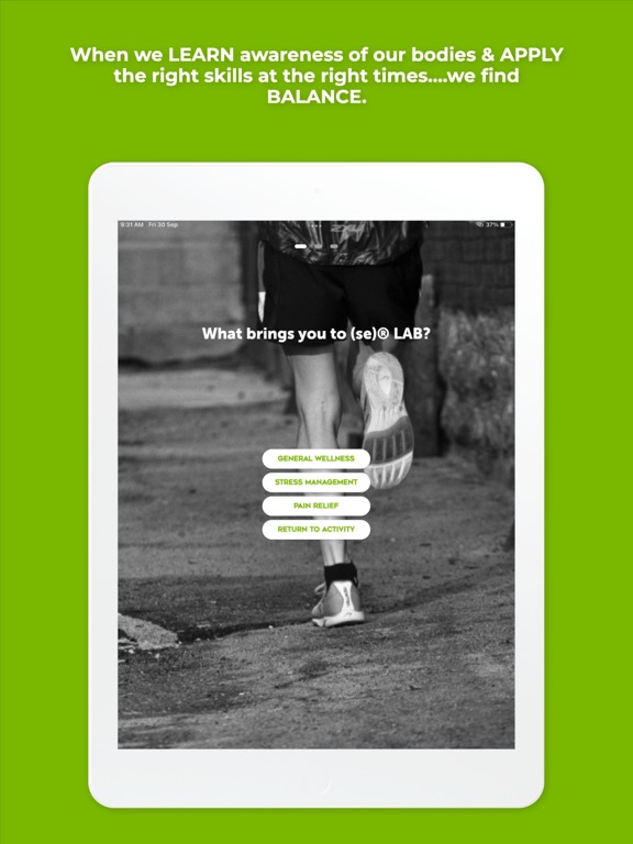 (se) LAB: Balance & Recovery iPad screenshot 5 - Health & Fitness app