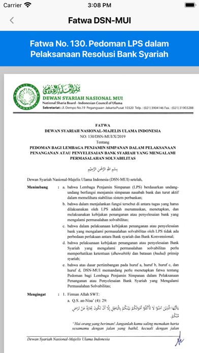 Fatwa DSN-MUI x SyariahCenter Screenshot