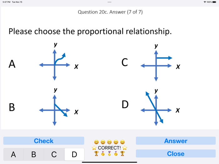 Common Core math test 7.2