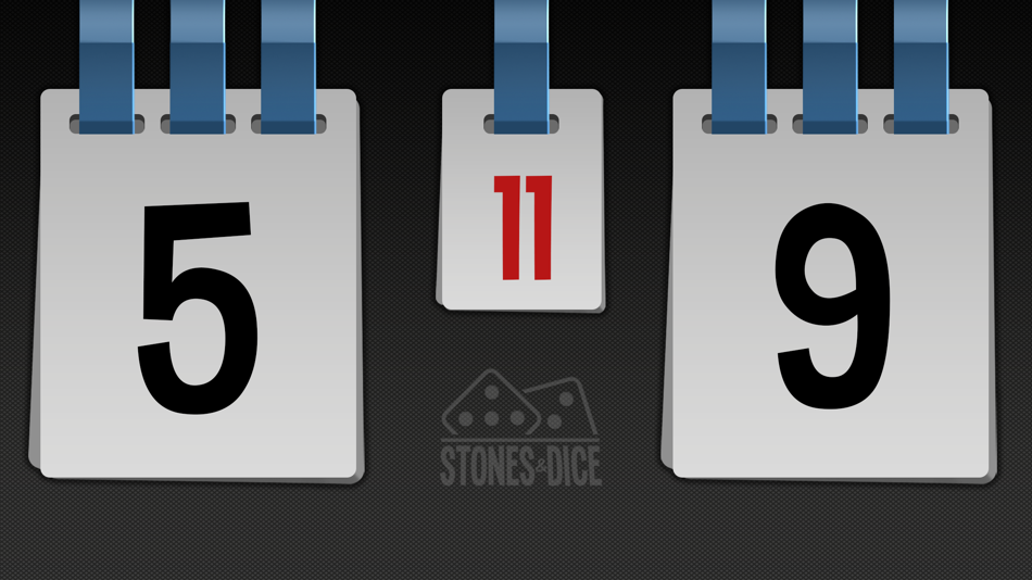 #1. Backgammon Score Card (iOS) 由: Stones & Dice