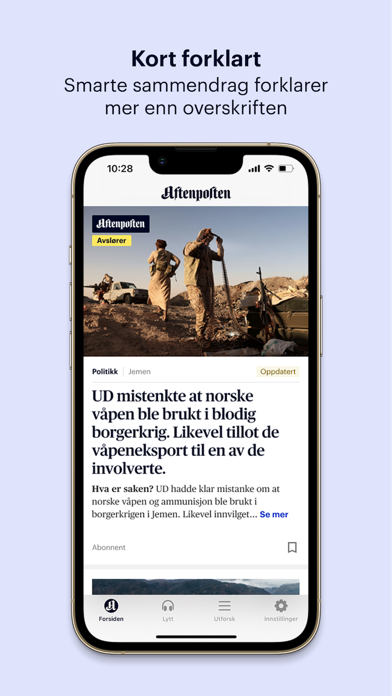 Aftenposten Screenshot