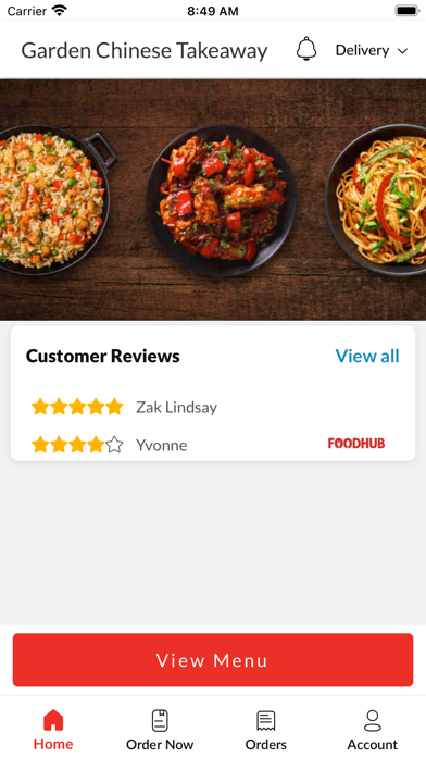 Garden Chinese Takeaway Screenshot