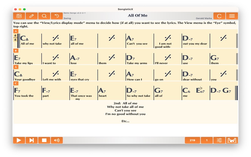SongisticX Screenshot
