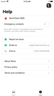 wave - rideshare iphone screenshot 3