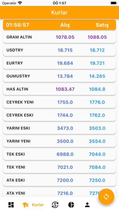 Banka Döviz Kurları Pro Screenshot