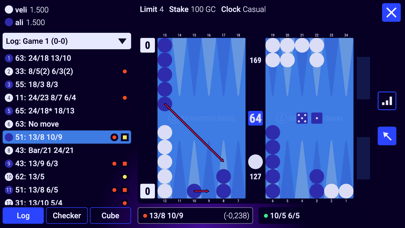 Backgammon Galaxy Screenshot