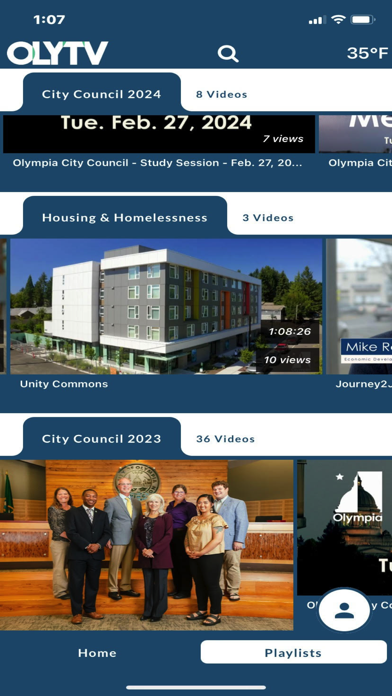 OLYTV Screenshot