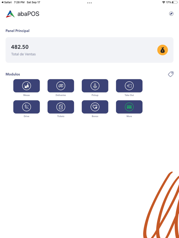 abaPOS iPad screenshot 7 - Business app