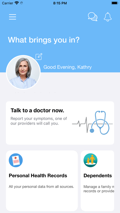 GenieMD Remote Care Screenshot
