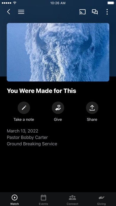 Mercy Church App Screenshot