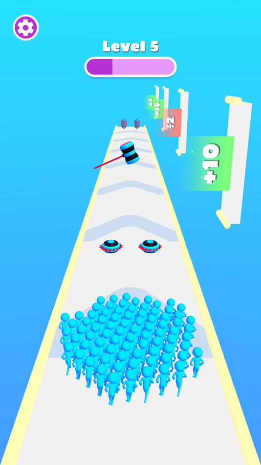 #6. Crowd Run Master 3D (iOS) 由: Ahmet Ikbal Adlig