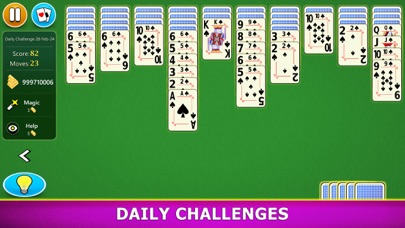 Spider Solitaire Mobile Screenshot